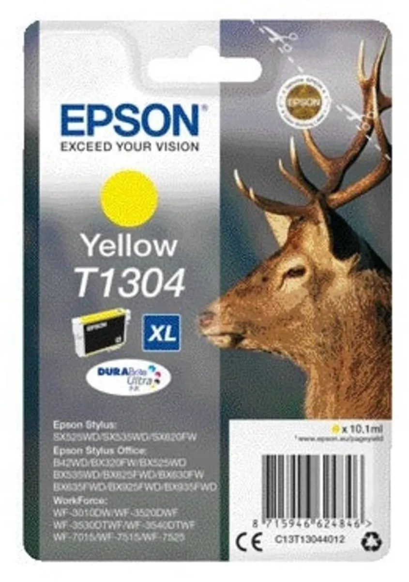Epson T1304XL Inktcartridge - Geel - 1500 Pagina's