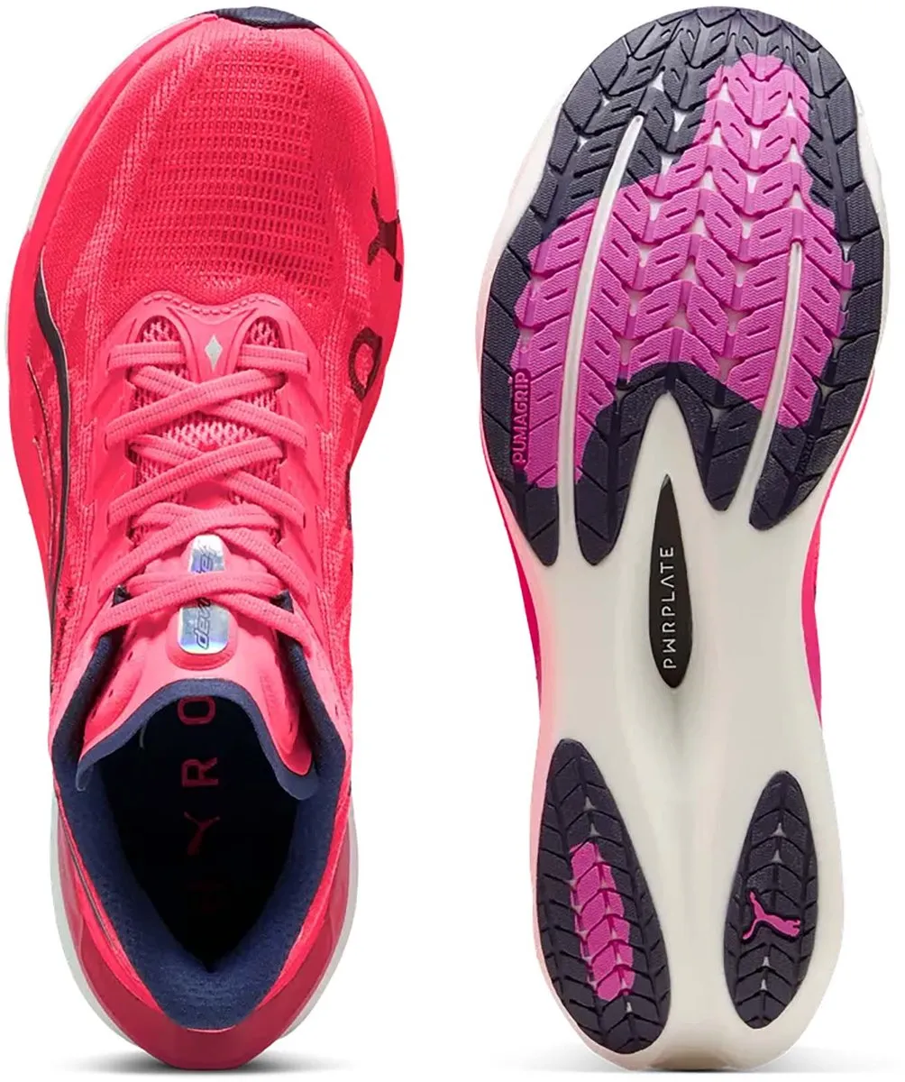 PUMA Deviate Nitro 4 Puma X Hyrox Hardloopschoenen 45 - Roze