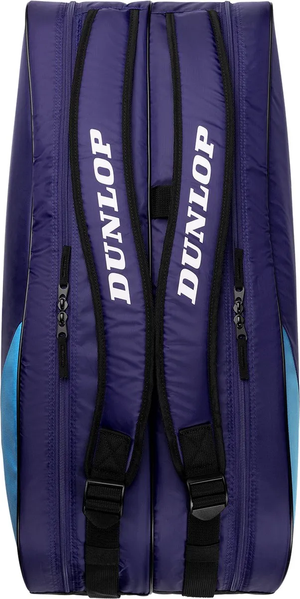 Dunlop FX-CLUB 10RKT Tennistas - 10 Rackets - Violet/Zwart/Cyaan