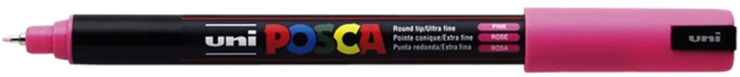 Posca PC-1MR Felt-Tip Pens - 6 Stuks Roze