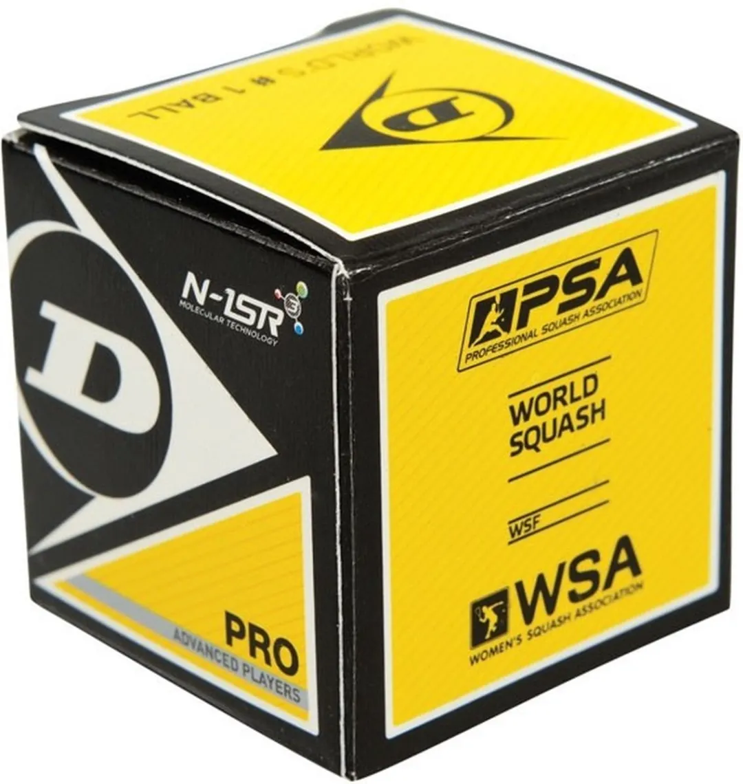 Dunlop Pro XX Squashbal - 12 Stuks - Zwart