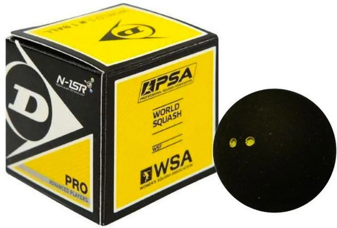 Dunlop Pro XX Squashbal - 12 Stuks - Zwart