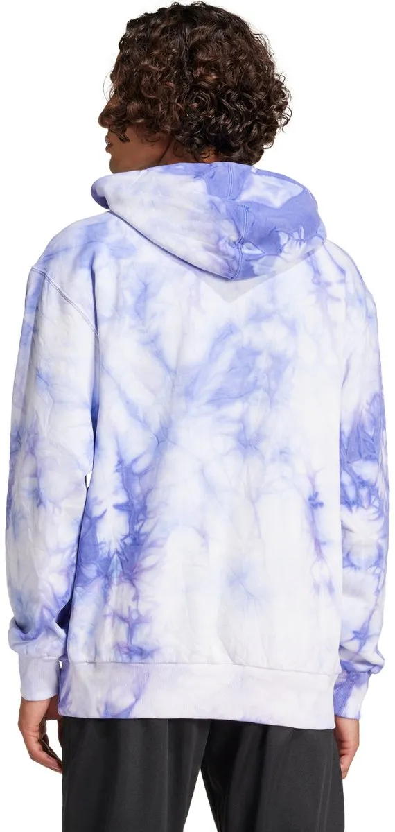 Adidas ALL SZN Fleece Washed Hoodie Heren - Paars/Wit - Maat L