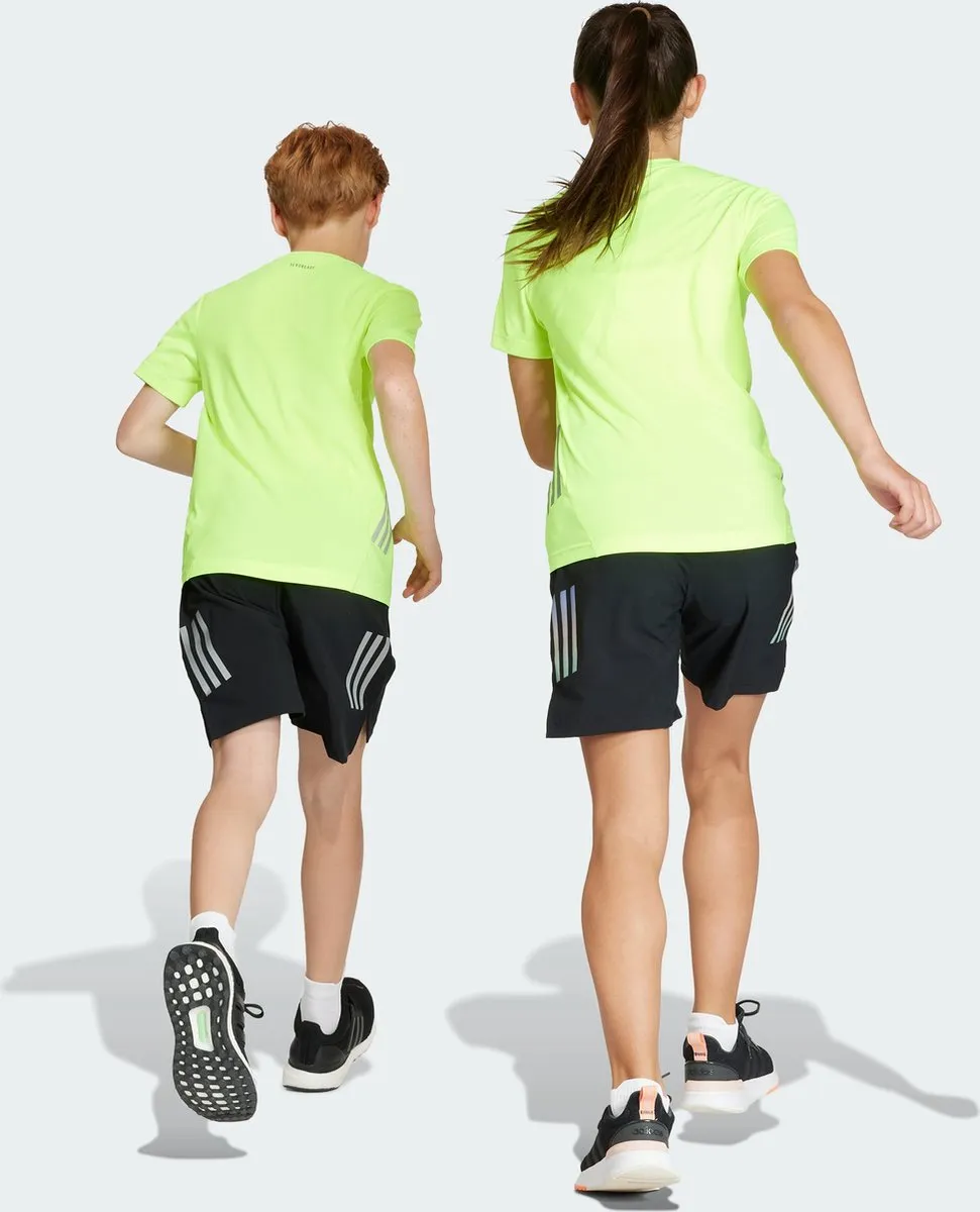 adidas Performance AEROREADY 3-Stripes Geweven Short 140 - Zwart