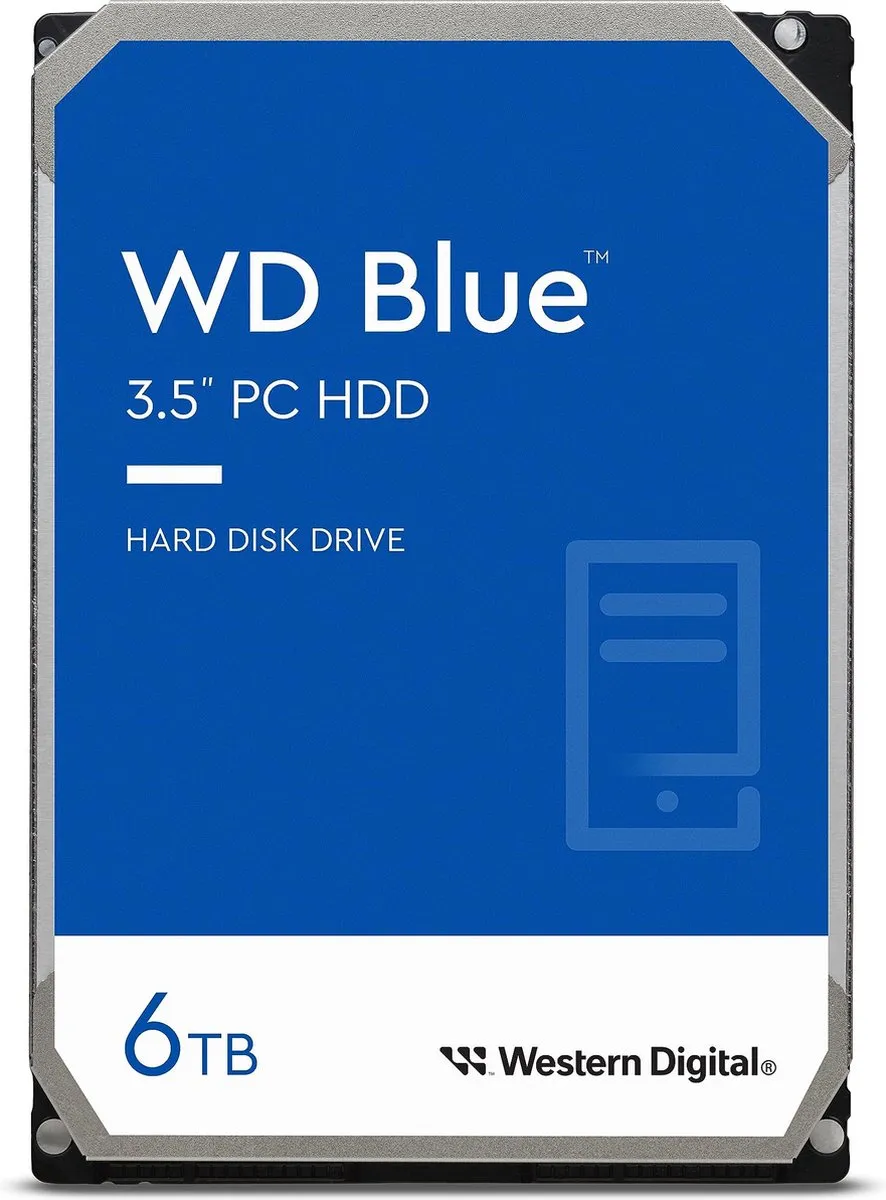 Western Digital Blue WD60EZAX Harde Schijf 6TB