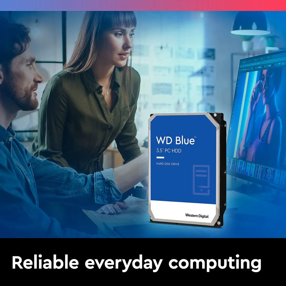 Western Digital Blue WD60EZAX Harde Schijf 6TB - 5400 RPM