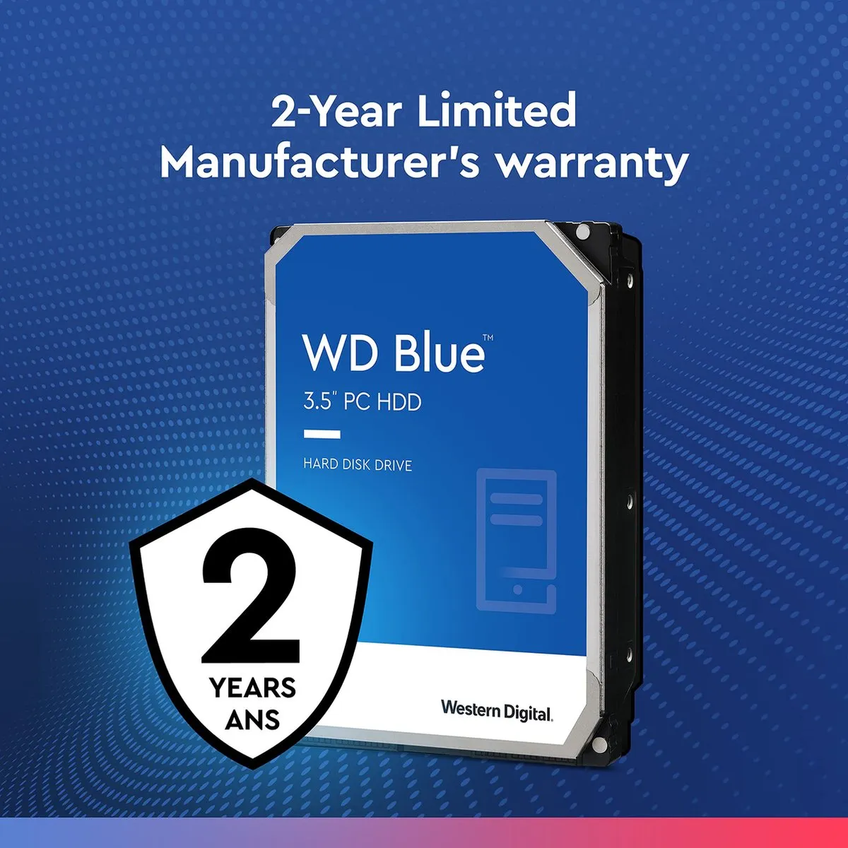 Western Digital Blue WD60EZAX Harde Schijf 6TB - 5400 RPM