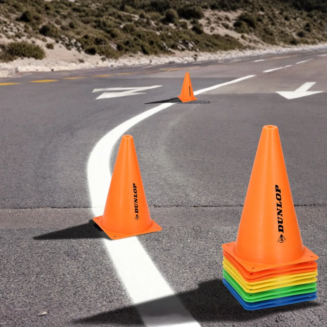 Dunlop Pionnen - 10 Stuks Meerkleurig
