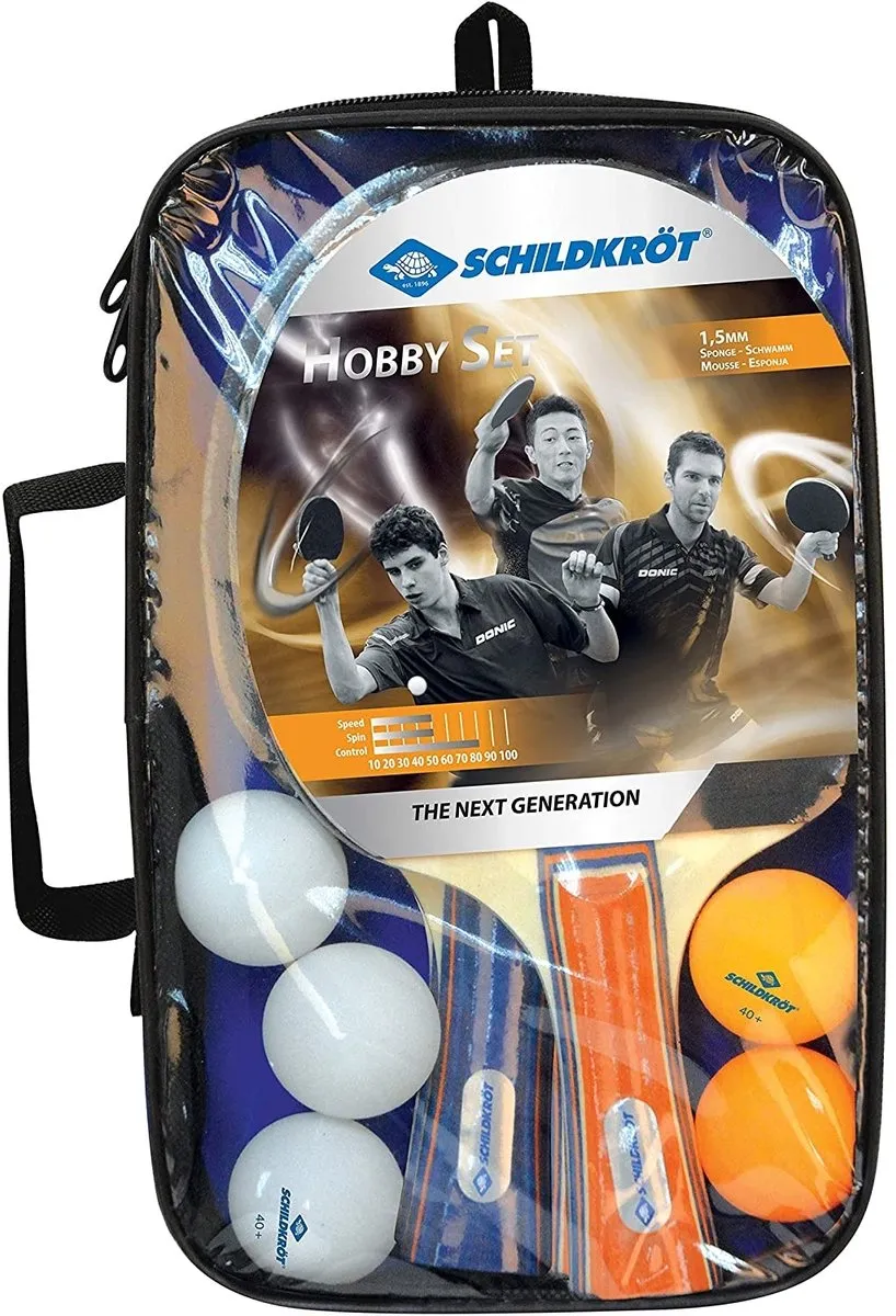 Schildkröt Hobby Tafeltennisset - 4 Batjes Multicolor