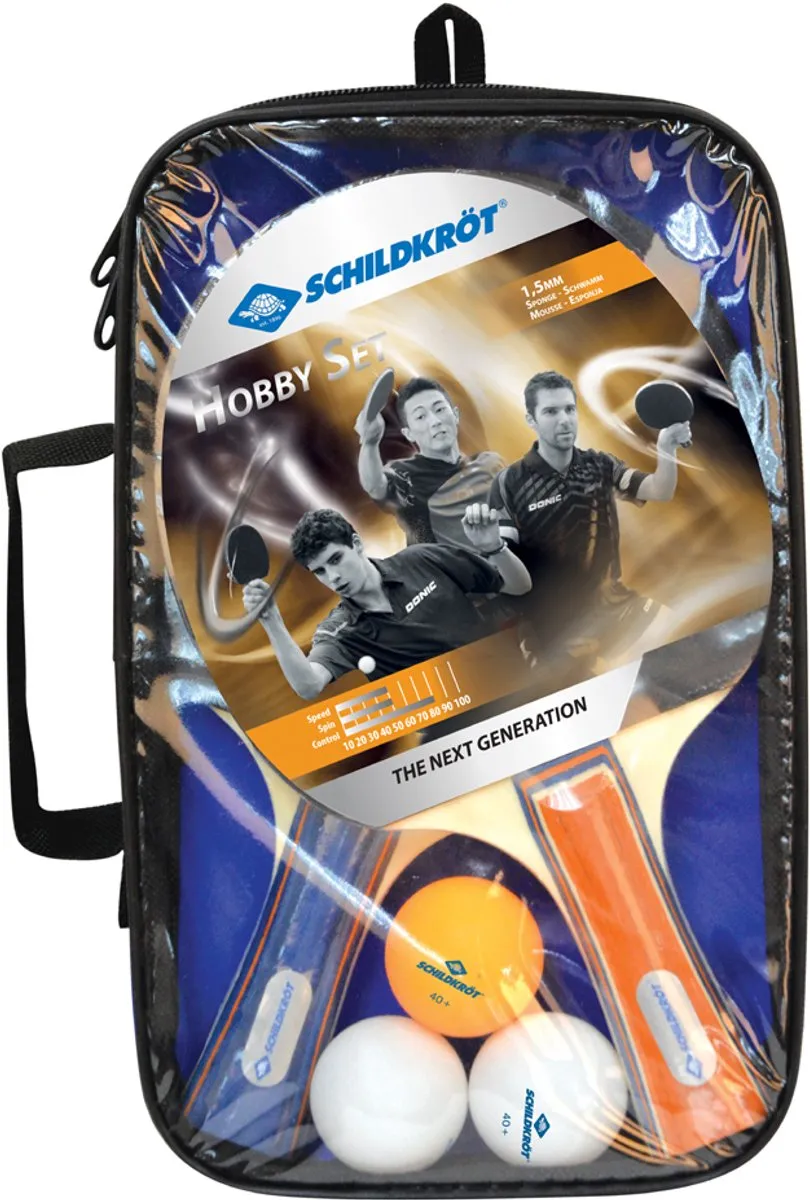 Schildkröt Hobby Tafeltennisset - 4 Batjes Multicolor