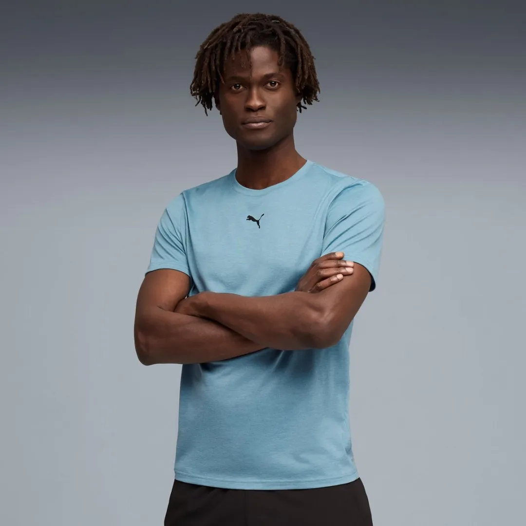 PUMA M Tad Essentials Heren T-shirt - Maat M - Groen