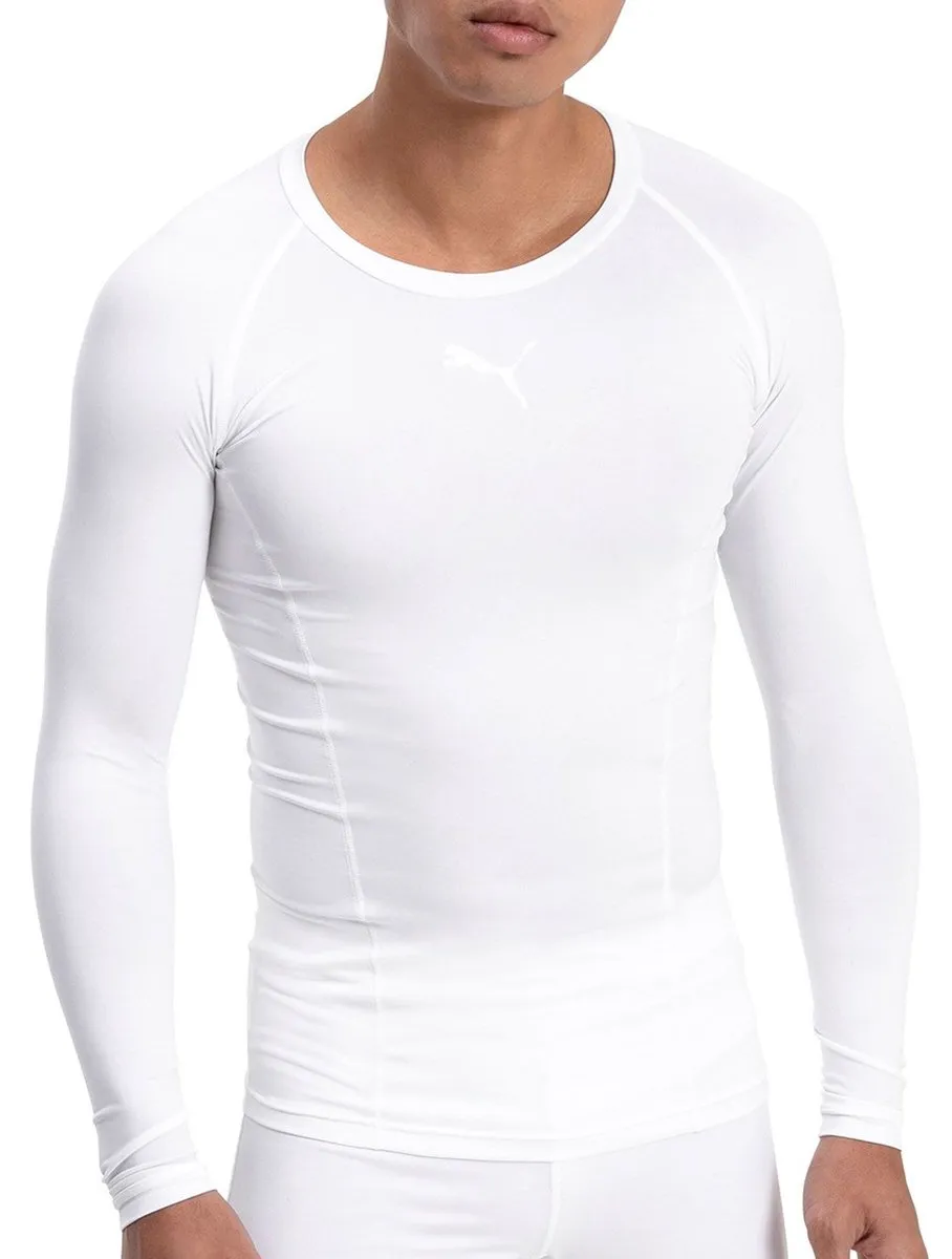 PUMA Liga Baselayer Longsleeve Heren XL - Wit