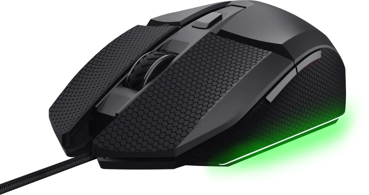Trust GXT 121 Felox+ Gaming Muis - Zwart