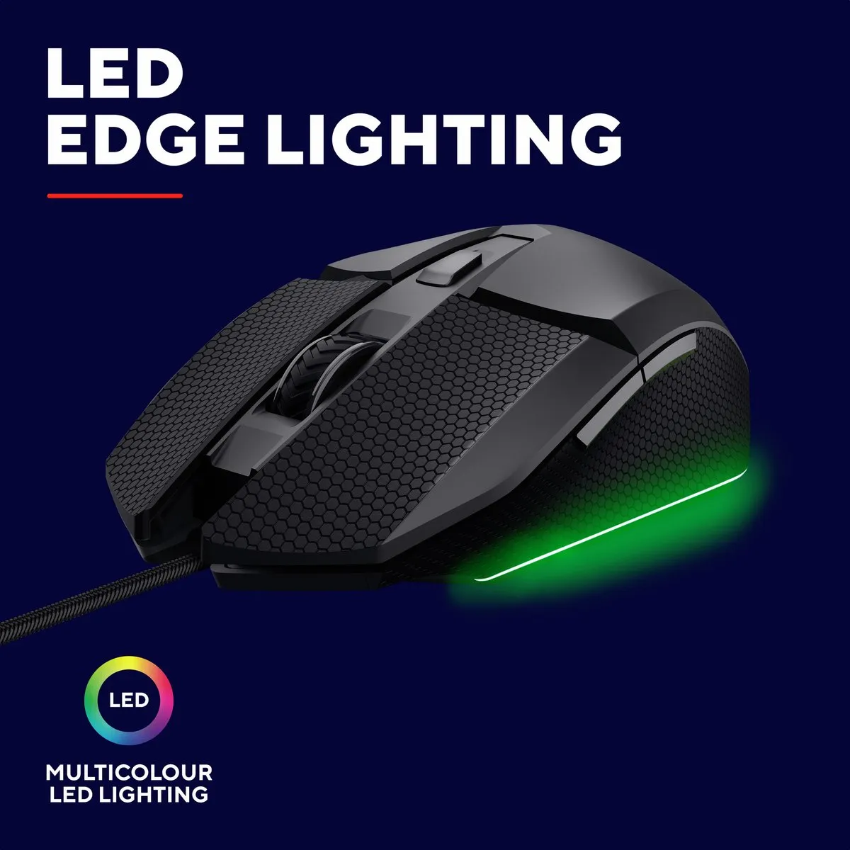 Trust GXT 121 Felox+ Gaming Muis - Zwart