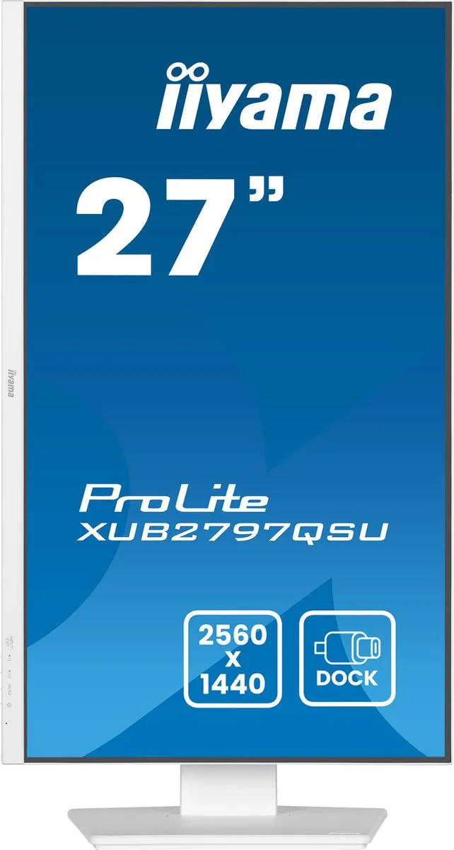 iiyama ProLite XUB2797QSU-B2 Monitor 27" - 2560x1440 IPS - Wit