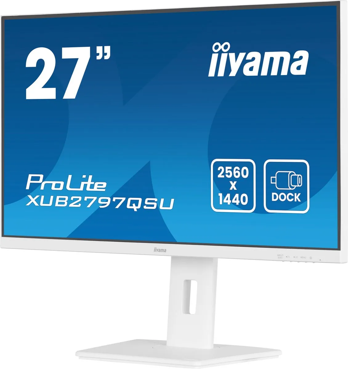 iiyama ProLite XUB2797QSU-B2 Monitor 27" - 2560x1440 IPS - Wit