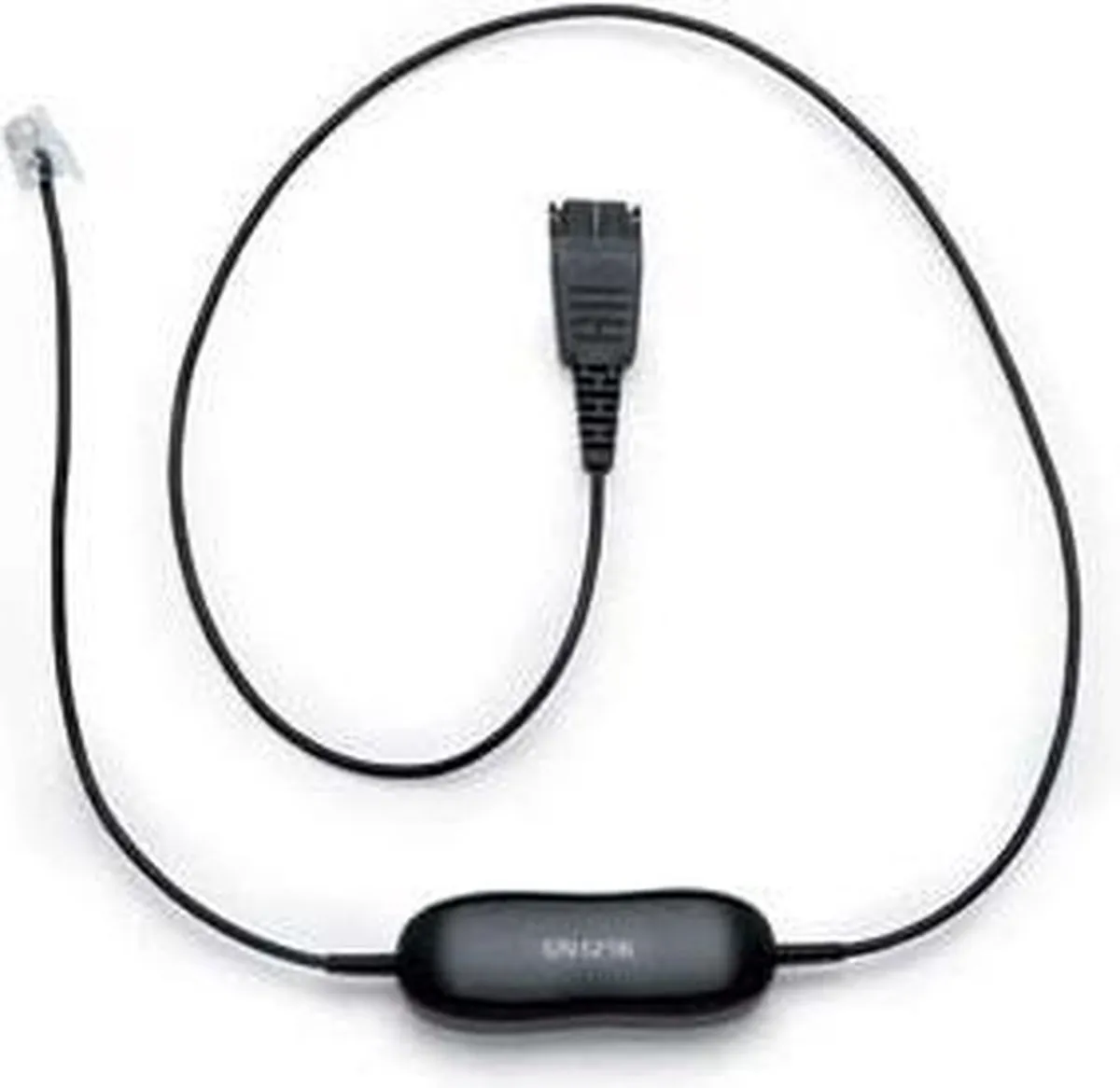 Jabra SmartCord QD naar RJ9 Kabel - Zwart