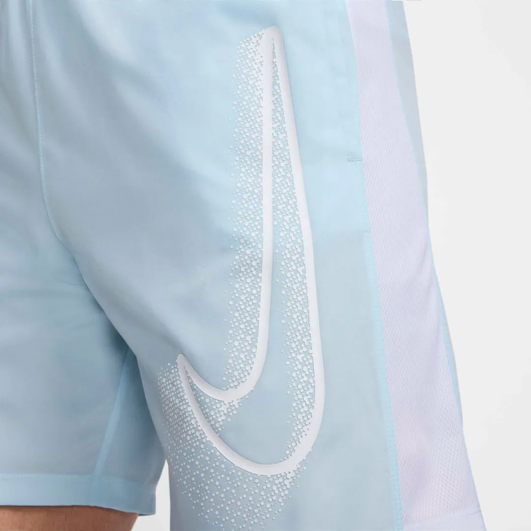 Nike Dri-FIT Academy 23 Short Heren XL - Lichtblauw/Wit