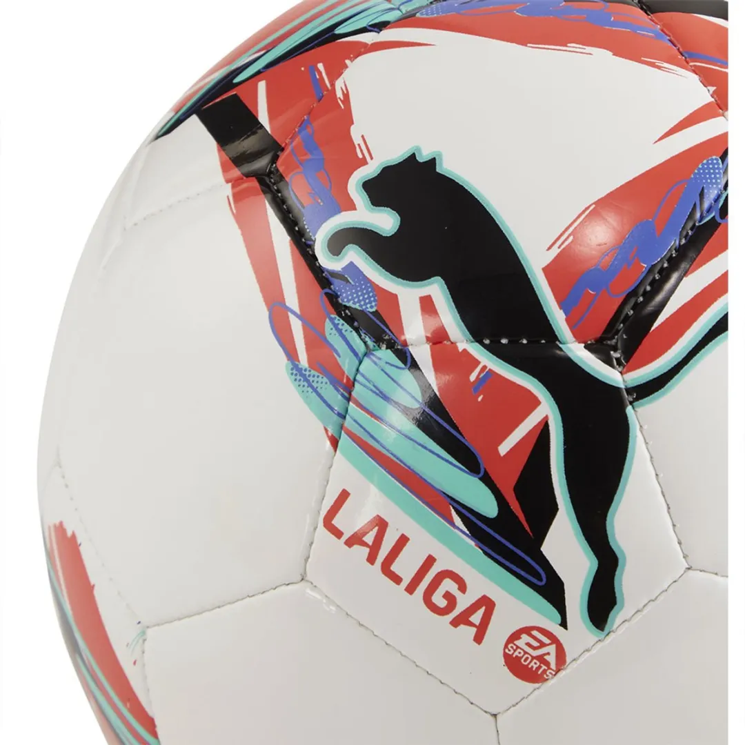 PUMA Orbita LaLiga 1 MS Mini Voetbal - White/Multicolor