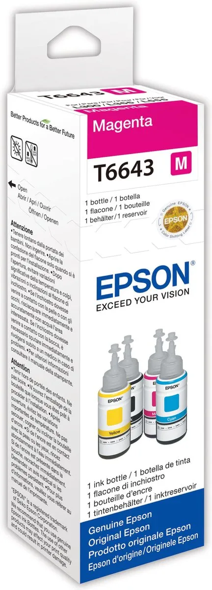 Epson T6643 Magenta Inktcartridge - 70ml