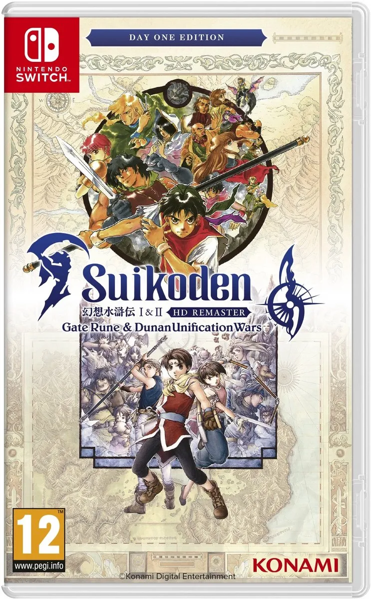 Konami Suikoden 1 & 2 HD Remake Nintendo Switch