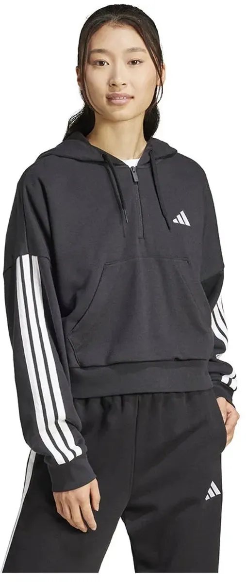 Adidas Sport W 3S Ft Qz Hd Sweatshirt