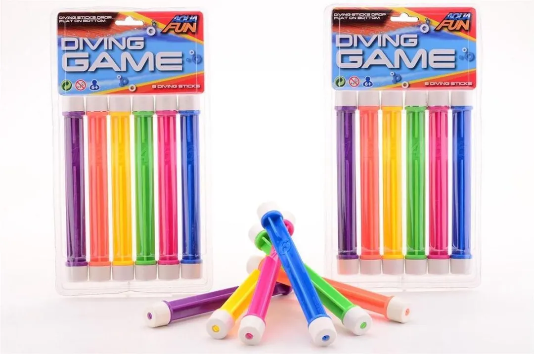 Johntoy Duikstaafjes 6 Stuks - Multicolor