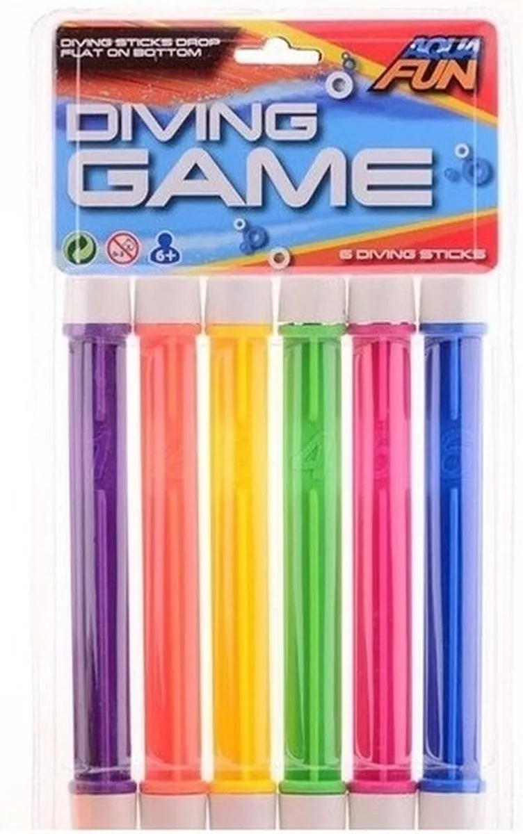 Johntoy Duikstaafjes 6 Stuks - Multicolor