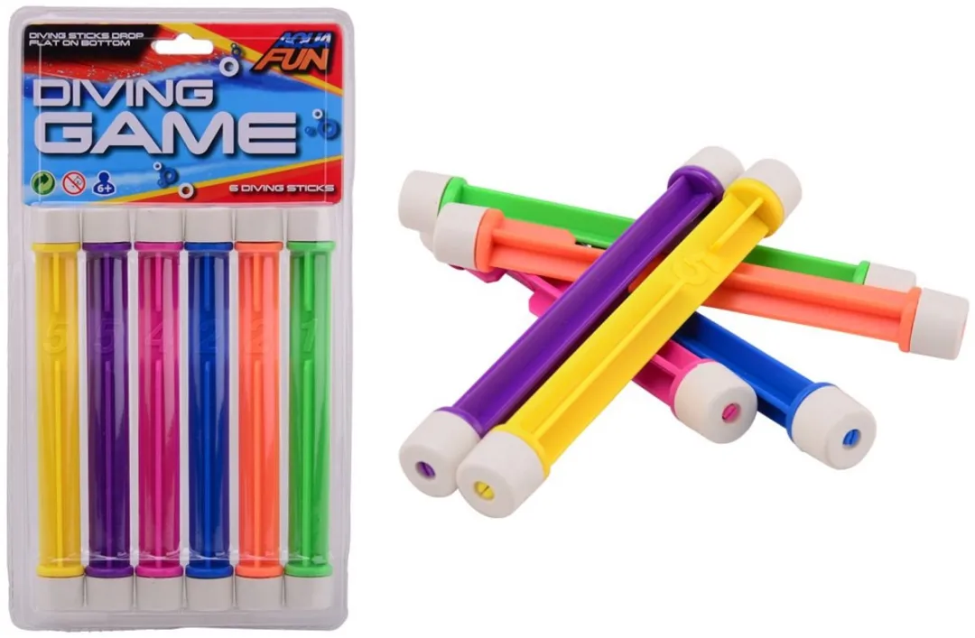 Johntoy Duikstaafjes 6 Stuks - Multicolor