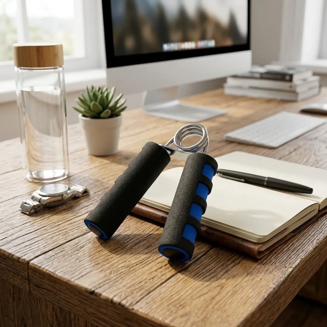 NUVEX Handtrainer Blauw - Krachtversterker met metalen veer