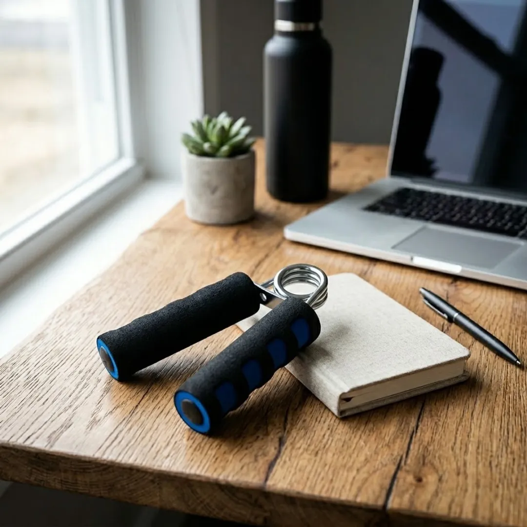 NUVEX Handtrainer Blauw - Krachtversterker met metalen veer