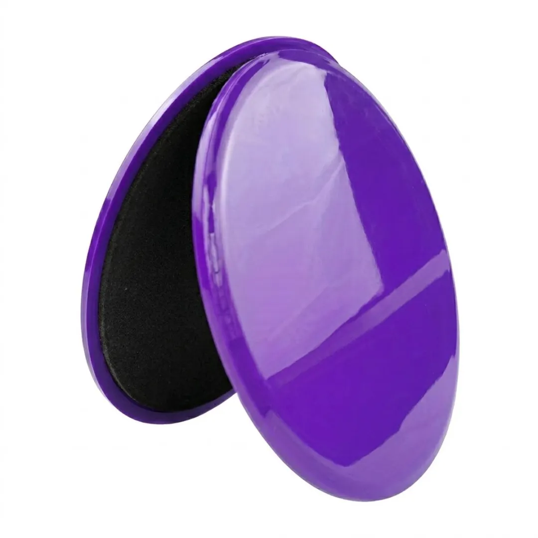 NUVEX Fitness Glijschijven Paars - 2 Stuks