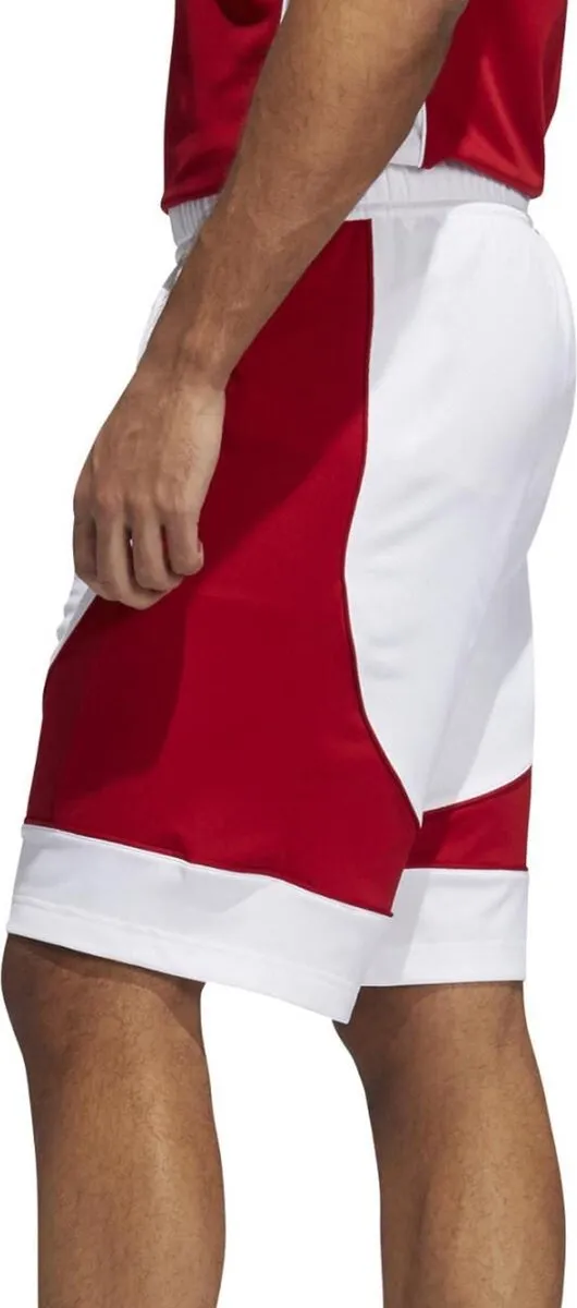Adidas N3XT L3V3L Prime Game Basketbalshort L - Wit/Rood