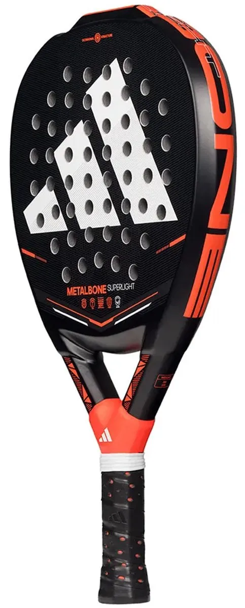 Adidas Metalbone Superlight 2026 Padelracket - Zwart/Rood - afbeelding 6 van 6