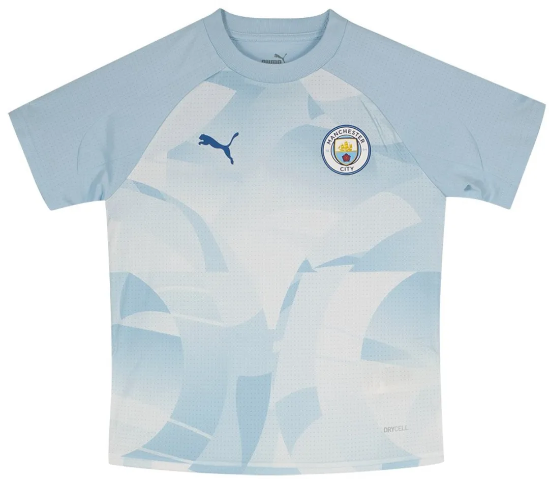 PUMA Manchester City FC 23/24 T-shirt Junior - Blauw - 122/128
