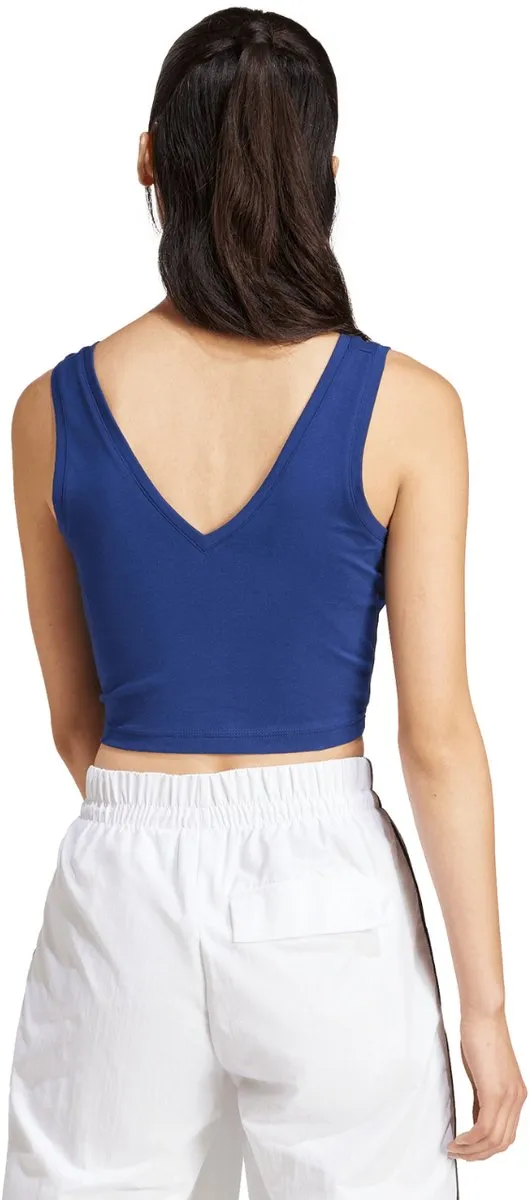 adidas Essentials Small Logo Tank - Maat L - Blauw