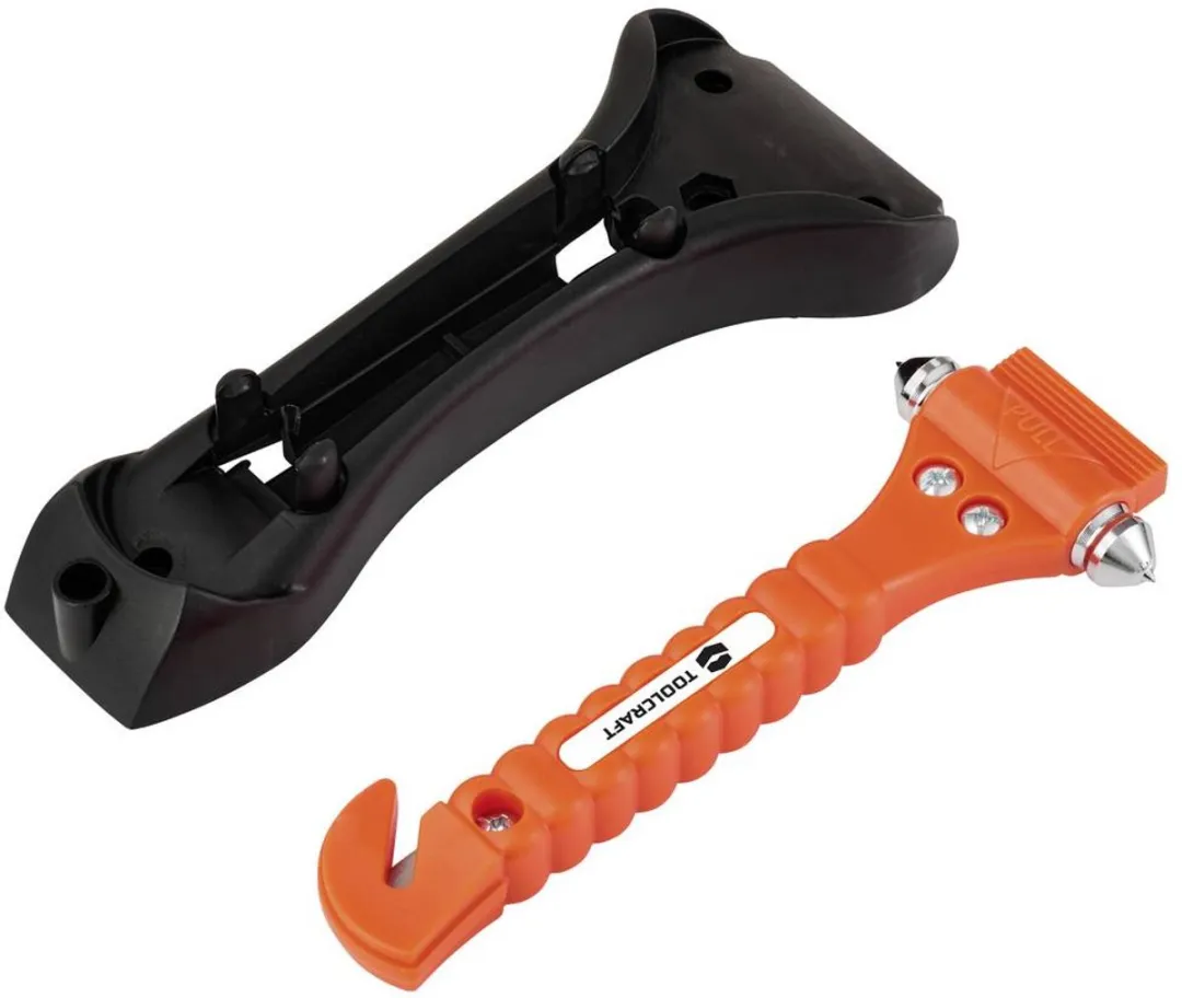 TOOLCRAFT TO-10362528 Noodhamer Glasbreker - 2 Stuks