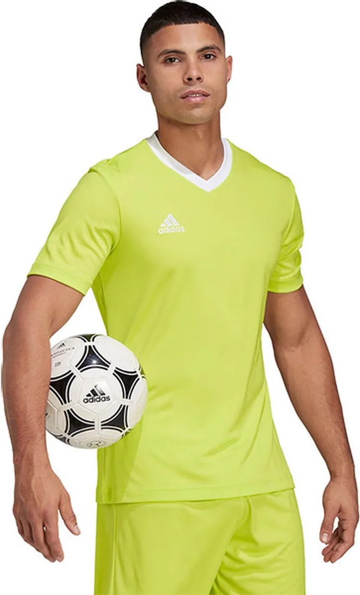 Adidas Entrada 22 Shirt Heren - Fluogeel XL
