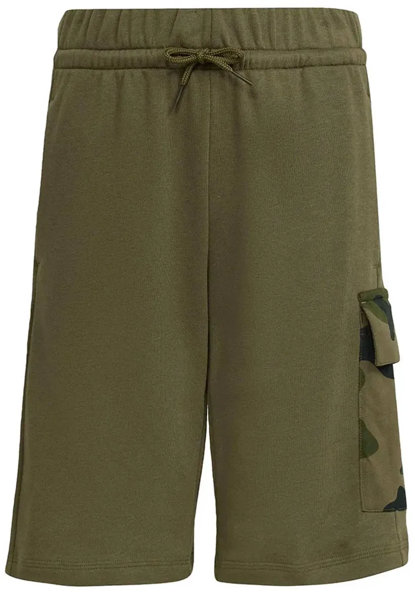 Adidas Seasonals Camo Korte Broek - 9-10 jaar - Olive Strata