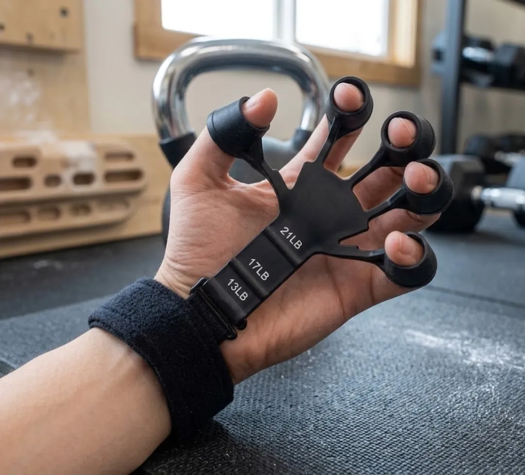 NUVEX Verstelbare Vingertrainer 13-21LB - Zwart