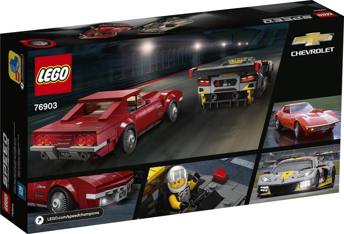 LEGO Speed Champions Chevrolet Corvette C8.R 76903 - 512 Stukken - Multikleur