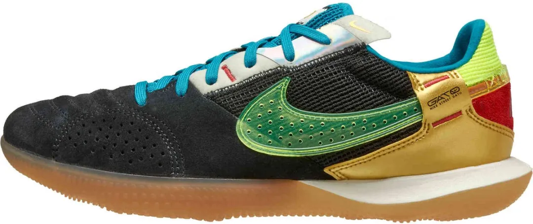 Nike Streetgato IC Voetbalschoenen - Maat 40 - Zwart/Multi Color