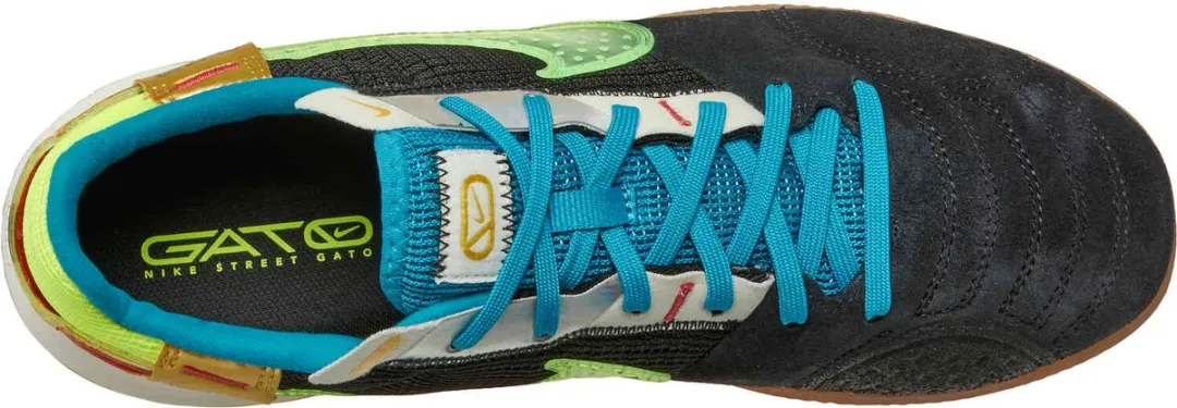 Nike Streetgato IC Voetbalschoenen - Maat 40 - Zwart/Multi Color