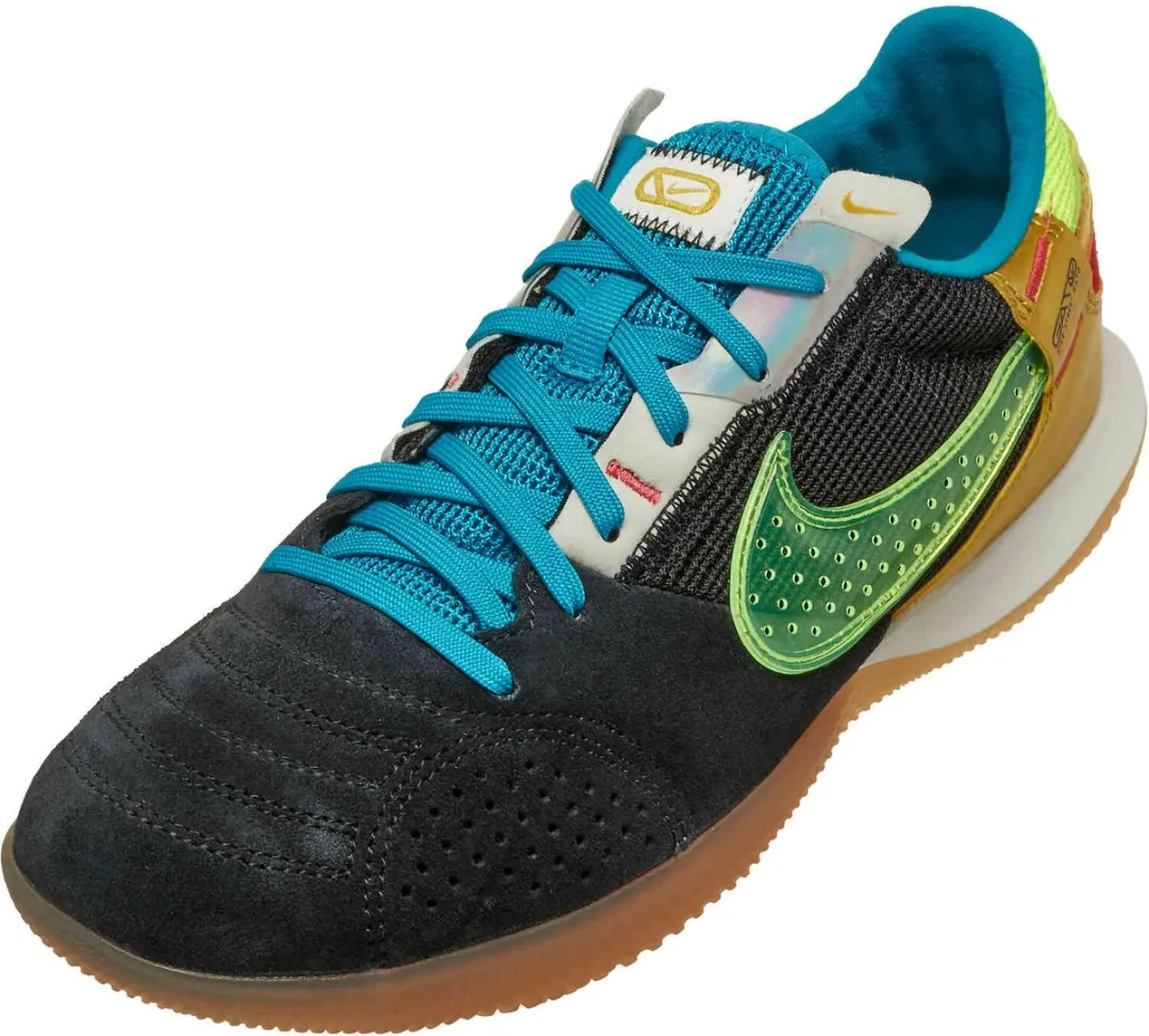 Nike Streetgato IC Voetbalschoenen - Maat 40 - Zwart/Multi Color