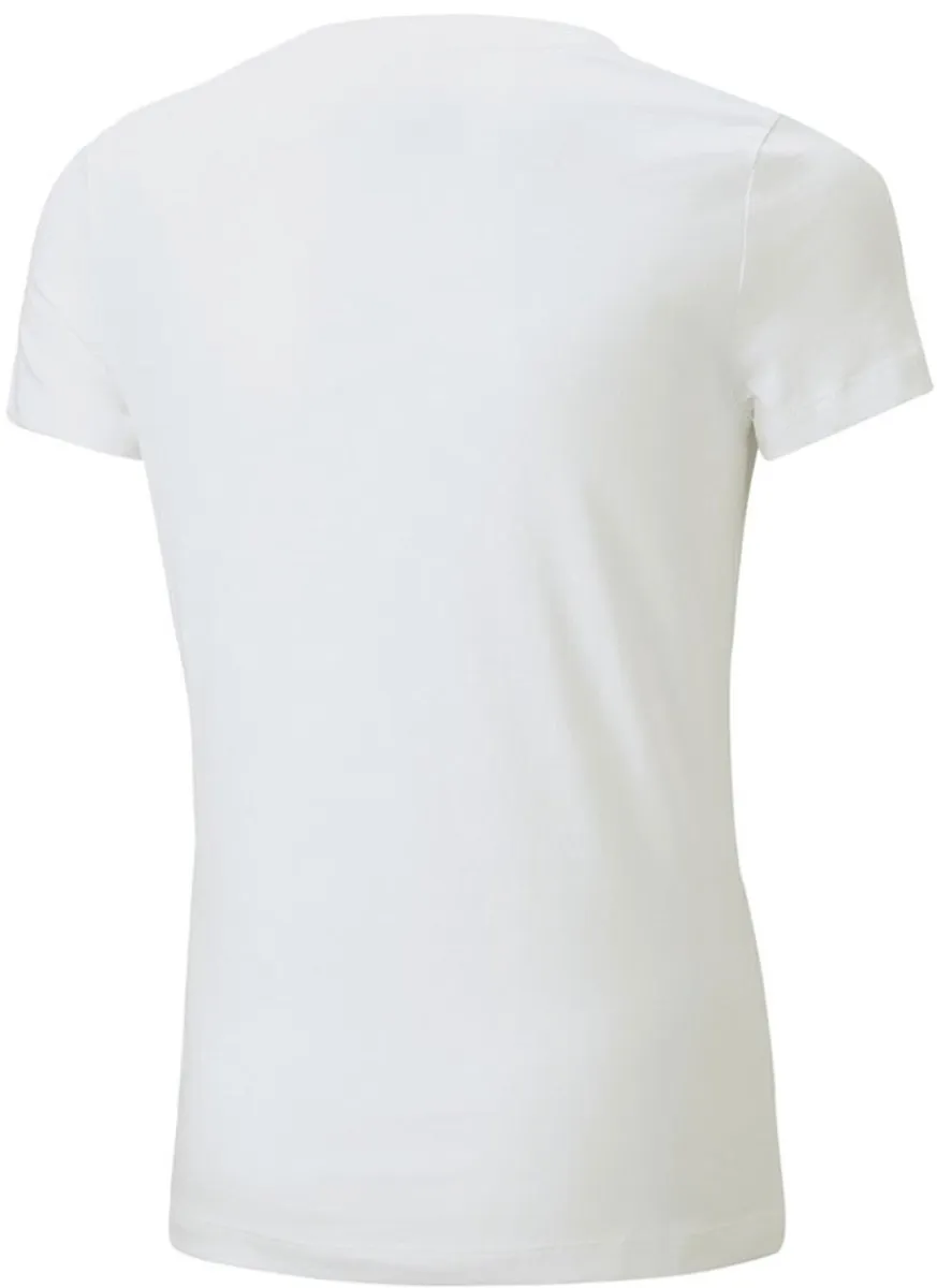 PUMA Ess+ Nova Shine T-shirt - Wit - 3-4 jaar