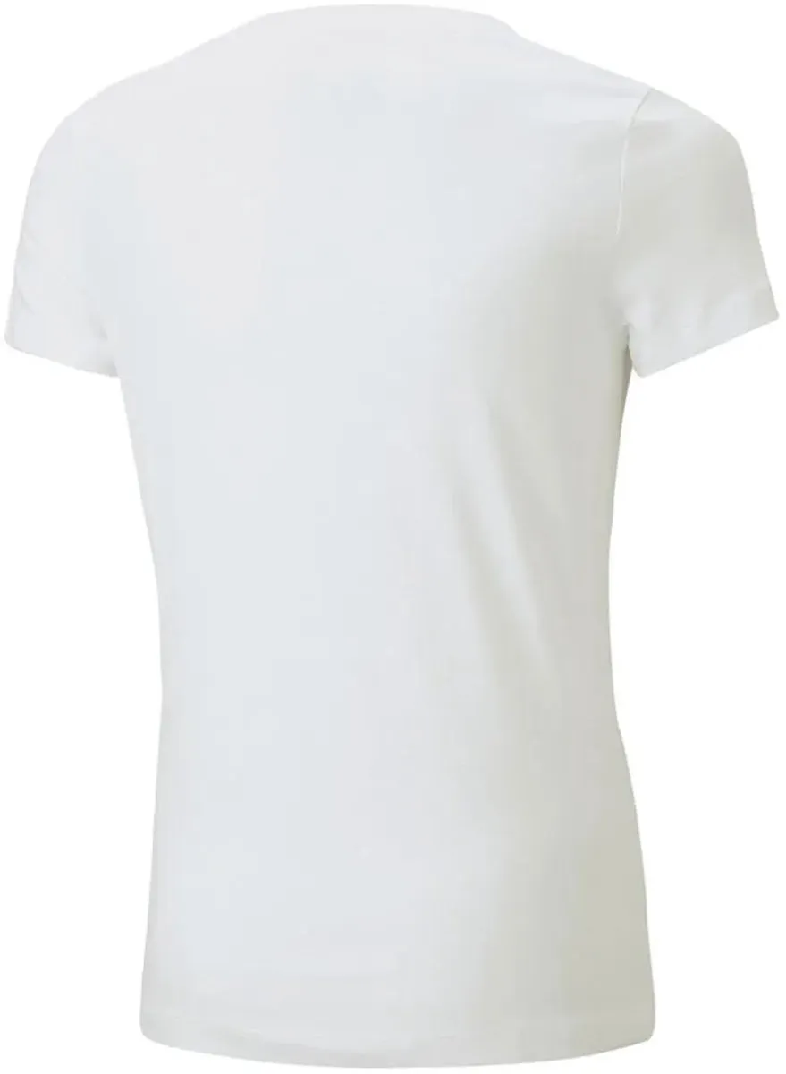 PUMA Ess+ Nova Shine T-shirt - Wit - 3-4 jaar