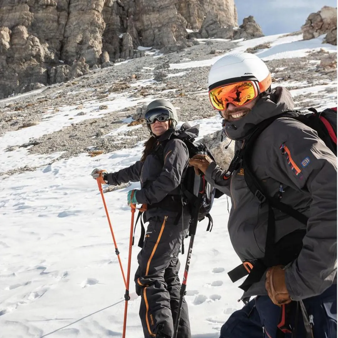 Alpina Gems Skihelm M - Grijs/Zwart
