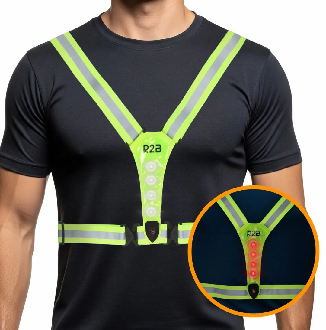 R2B Hardloopvest met Verlichting