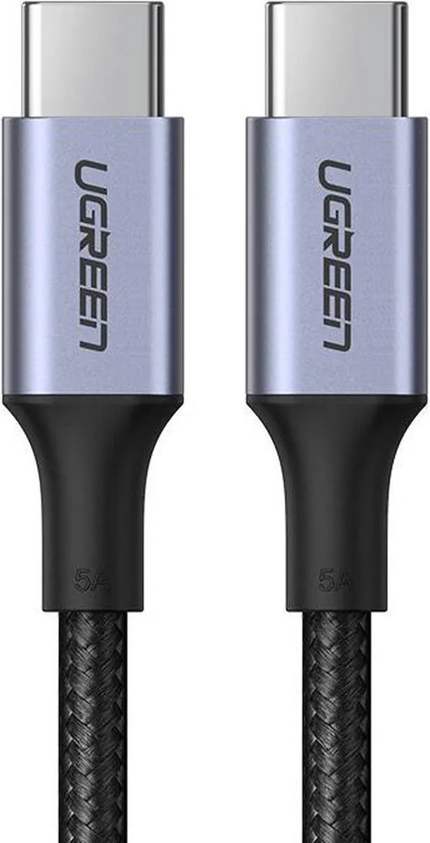 UGREEN USB-C naar USB-C Kabel 100W 0.5m