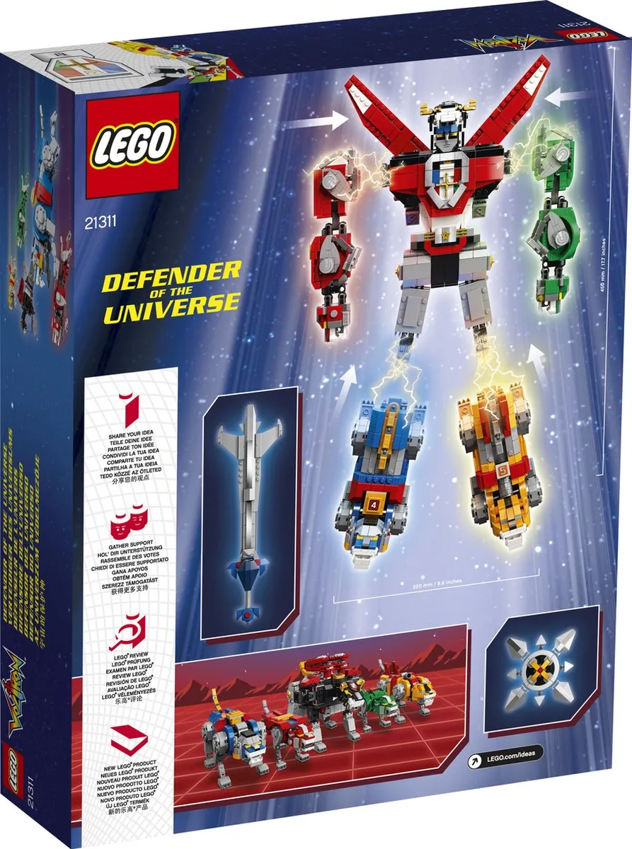LEGO Ideas Voltron 21311 - 2321 Stenen - Multikleur